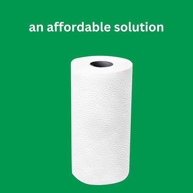 Basics 2-Ply Flex-Sheets Paper Towels, 2 Basics Rolls  5 Regular Rolls, Everyday Value with 150 Sheets per Roll