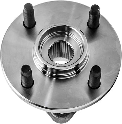 TUCAREST 513205 Front Wheel Bearing and Hub Assembly (4-Stud Hub;for Non-ABS Models) Compatible with 2005-2010 Chevy Cobalt 07-10 Po-ntiac G5, 05-06 Pursuit 03-07 Sa-Turn Ion WO ABS
