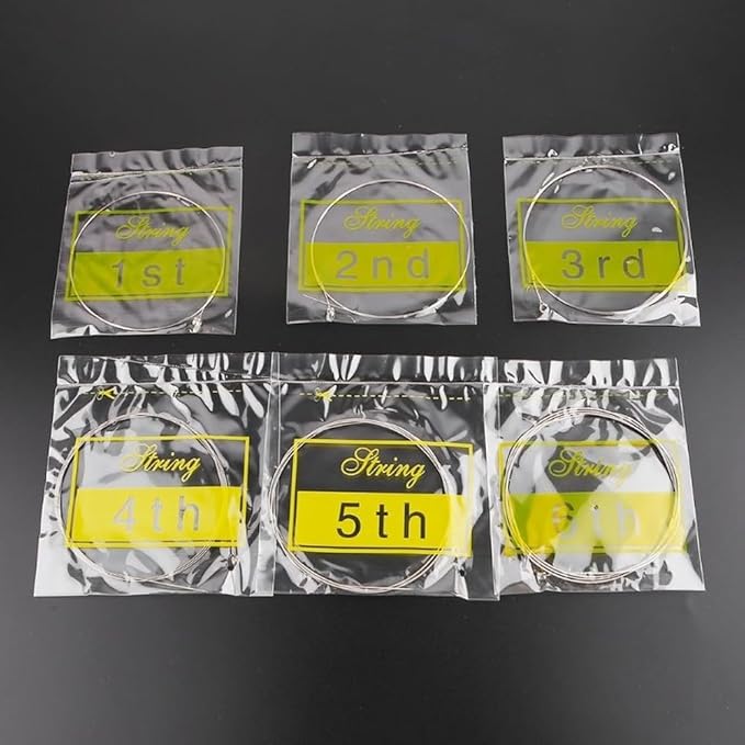 6Pcs/Set Electric Guitar Strings Steel Core Nickel Alloy Wound 009-042 Clever design