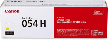 Canon Genuine 054 Yellow Toner Cartridge High Capacity Compatible with LBP622Cdw, LBP623Cdw, MF641Cdw, MF642Cdw, MF644Cdw