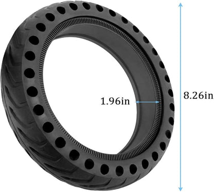 Solid Tires for Xiaomi m365 Electric Scooter Mijia M365, Gotrax GXL V2, 8.5 Inches Electric Scooter Wheels Front or Rear Replacement Honeycomb Solid Tires