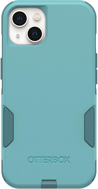 OtterBox iPhone 13 (ONLY) Commuter Series Case - RIVETING Way, Slim & Tough, Pocket-Friendly, with Port Protection Teal