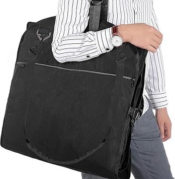 66" Versatile Travelling bags Wedding Dress Travel Garment Bag Tri-Fold Gown Length wHanging Hook Extra Pocket