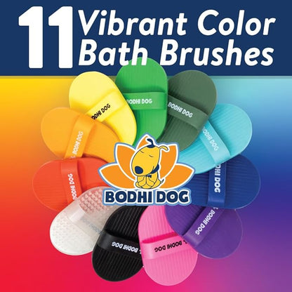 Bodhi Dog Shampoo Brush - Pet Grooming  Bath Supplies for Cats and Dog - Bath Brush for Long  Short Hair - Premium Scrubber for Shower, Bathing  Massage (One Pack, Blue)