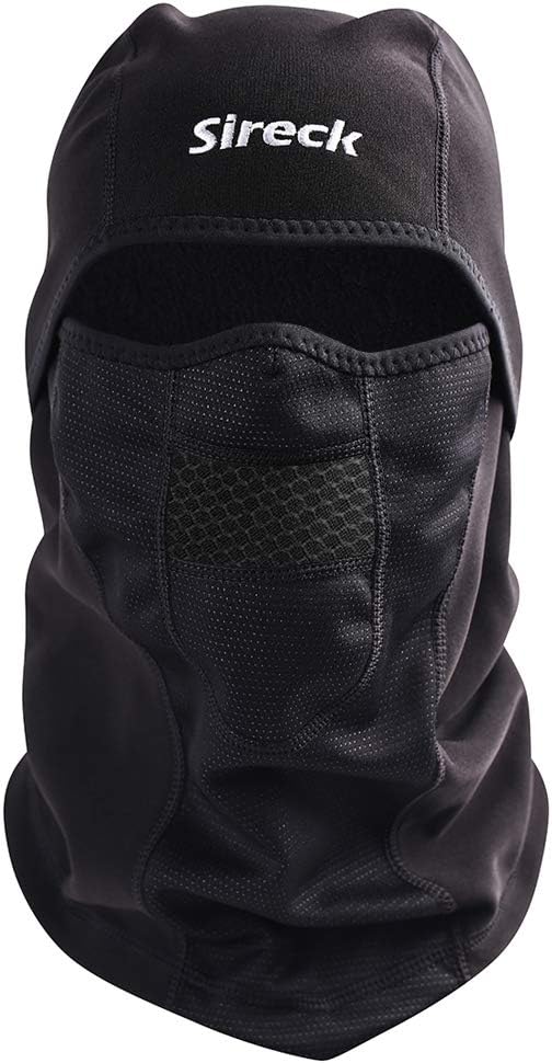 This versatile balaclava is made from water-resistant and windproof fleece for warmth and comfort during outdoor activities.