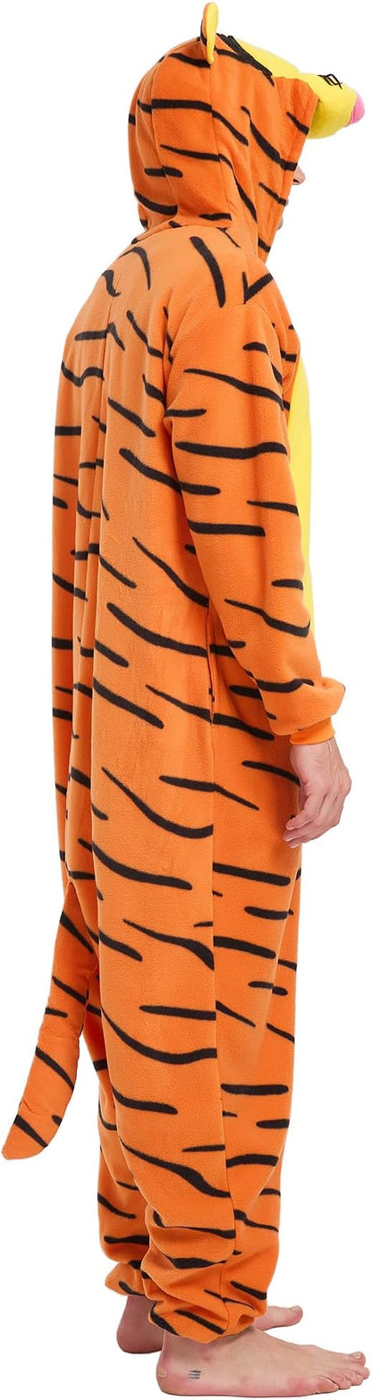 Raccoon Adult Onesie Unisex Pajamas Animal Cosplay Christmas Halloween Costume Cartoon Sleepwear for Women Men