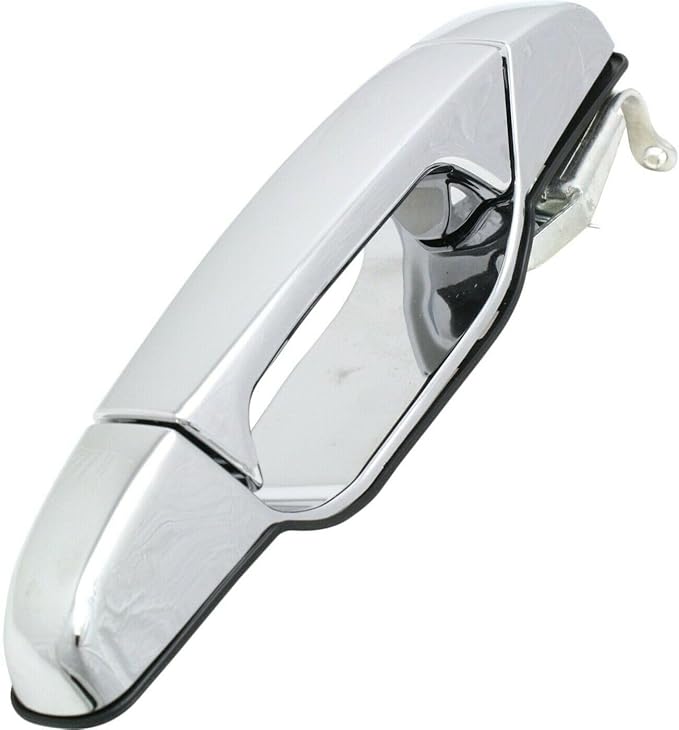 Door Handle Exterior Rear Passenger Side Right Chrome Without Key Hole for GMC, for Chevy, for Cadillac OHGGYQO