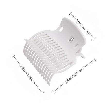 9-Pack Anti-Slip Curl Claw Clips for All Curling Iron Sizes - Heat-Resistant Plastic Hair Holders for Secure Styling, Reusable Curl Holders for Salon-Quality Waves