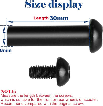 8mm x 30mm Axle Screw Bolt Set