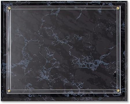 PaperDirect Black Marble Wall Plaque Kit, Diploma Holder, Certificate Holder, Certificate Cover For School, Work, Diplomas, Graduation  Awards