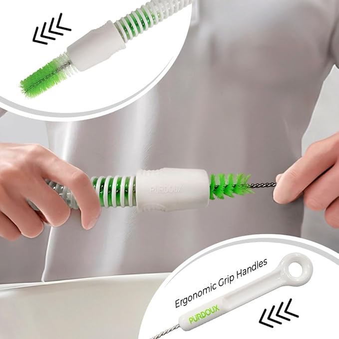 Purslim 6ft CPAP Hose Brush, CPAP Cleaner for Standard 22mm & Slim 15mm CPAP Hoses, CPAP Supplies and CPAP Accessories for CPAP Machines