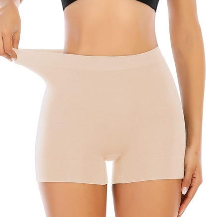 Seamless Shaping Boyshorts Panties for Women Slip Shorts Under Dress Shapewear Shorts Tummy Control Underwear