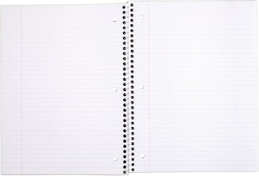 Mead Spiral Notebooks, 1 Subject, College Ruled, 70 Sheets, Purple (05512BA7)