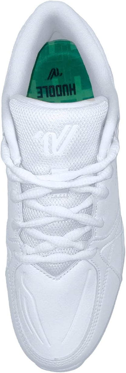3 Y , Varsity Spirit Huddle Cheer Shoes for Women and Girls - Lightweight and Durable White Cheer Shoes for Cheerleaders and Athletes.