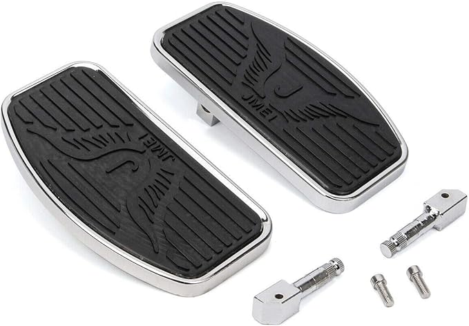 Kawasaki Vulcan 400 800 900 VN400 VN800 VN900 Cruiser Motorcycle Black Metal Rider Floorboards Foot Pegs