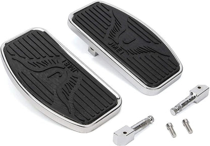 Kawasaki Vulcan 400 800 900 VN400 VN800 VN900 Cruiser Motorcycle Black Metal Rider Floorboards Foot Pegs