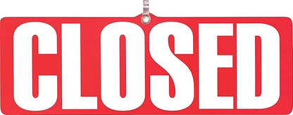 COSCO 098072 Business Hours Sign Kit, 15 x 19, Red