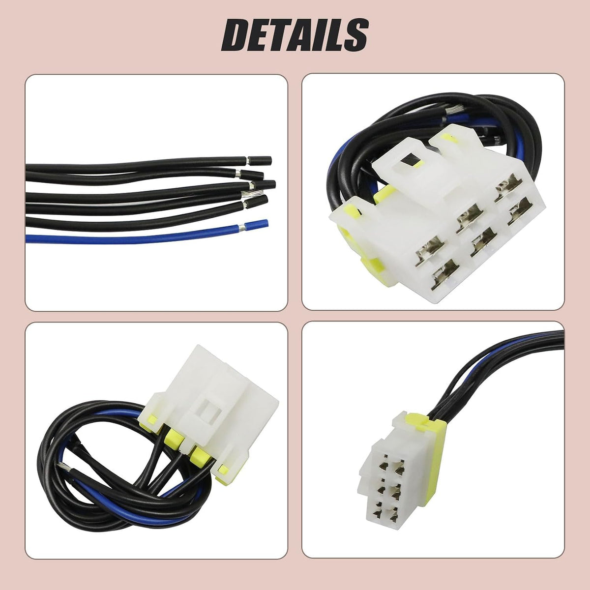 Manual Heater/AC HVAC control replacement wire pigtail 655-58785 Compatible with Subaru Crosstrek Impreza 2012-2016 72311fj050 72311SG010 72311SG300 72311FJ500