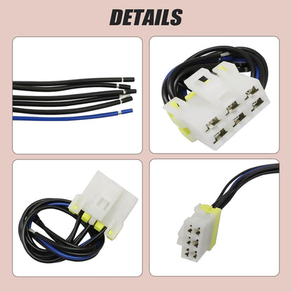 Manual Heater/AC HVAC control replacement wire pigtail 655-58785 Compatible with Subaru Crosstrek Impreza 2012-2016 72311fj050 72311SG010 72311SG300 72311FJ500