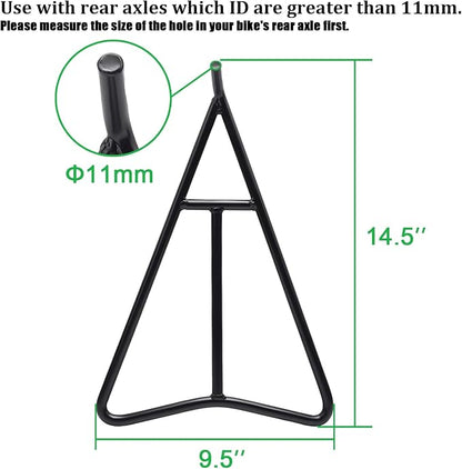 Eapele Triangle Stand for Dirt Bike, Solid Steel Structure Dirt Bike Stand, Universal for 80-500cc Supermoto Motocross Enduro Pit Bike-Black