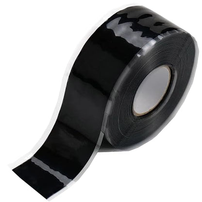 Grip Tape, 32FT Self Fusing Silicone Tape Rubber Grip Wrap for Pull Up Bars, Barbells, Dumbbells, Gym Equipment,Bike Handles, Tools