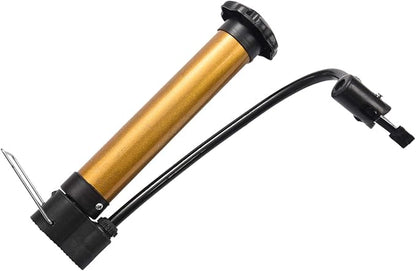 Portable Mini Bicycle Pump High Pressure Cycling Hand Air Pump Ball Tire Inflator Mountain Bike Pump, metal  plastic