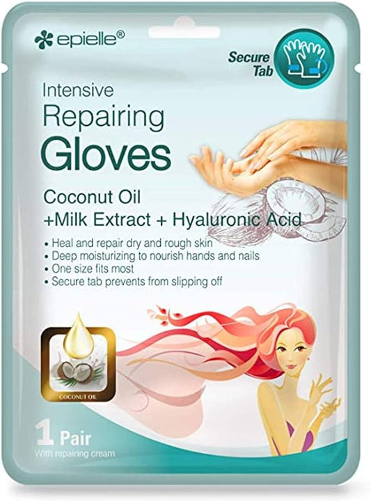 2 Pair Moisturizing Gloves Hands Spa Therapeutic Skin Women Vera Moisturizing !!
