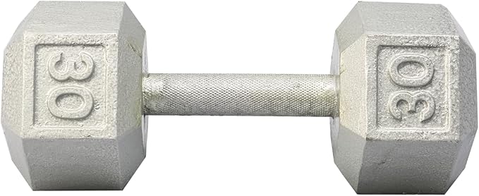 YORK Cast Iron Hex Dumbbell (30 lbs)