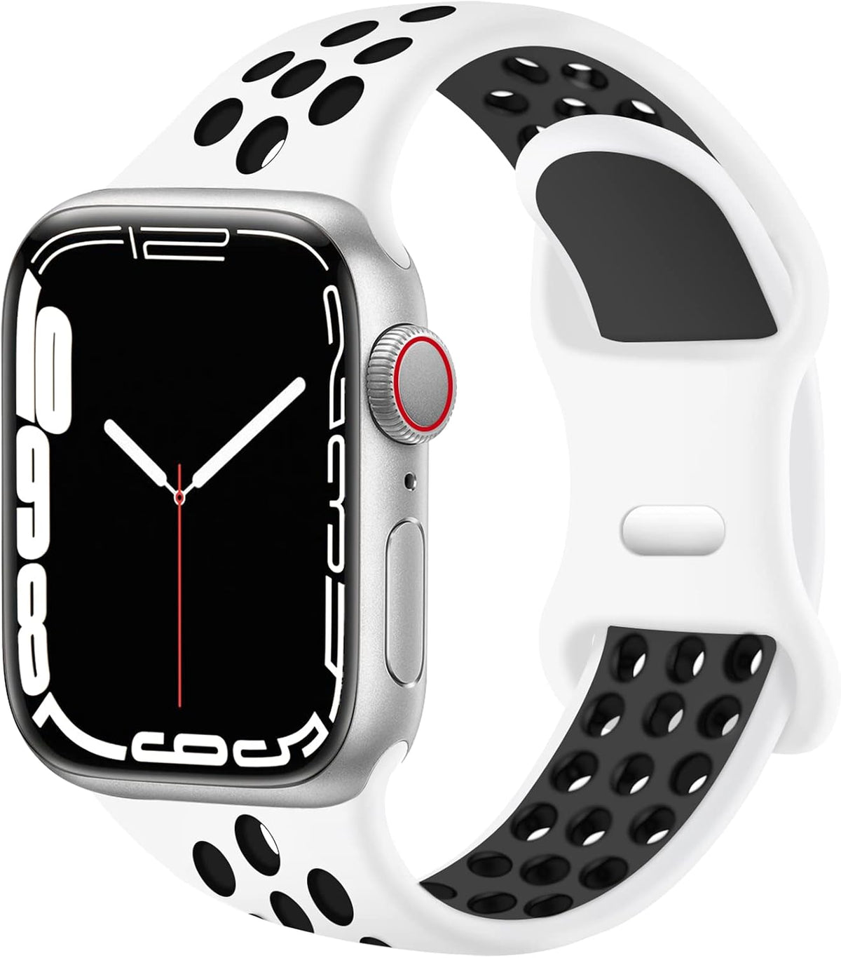 SVISVIPA Soft Silicone Sport Band for Apple Watch