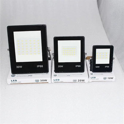 LED Flood Light IP66 Waterproof 50w 150w 30W 20W 220V Floodlights Wall Spotlights 230V Outdoor Lighting Cold White 10w 30w 50w (Color : Cold White 6000K, Size : 50W 220V)