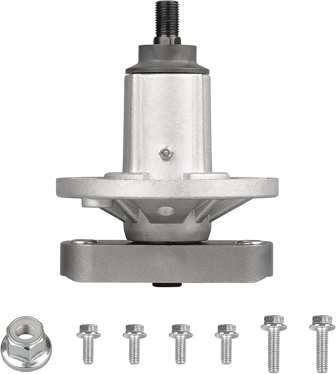 GY20050 Spindle Fit for John Deere L100 L110 L120 Mower - Deck Spindle with Grease Fitting Fit for John Deere L107 L108 L118 L130 Lawn Mower with 42" 48" Deck, Replace GY20785