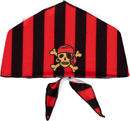 Auggle Toddler Baby Boy Outfits Pirate Set for Children Halloween Costume Kid Long Sleeve with Head Scarf