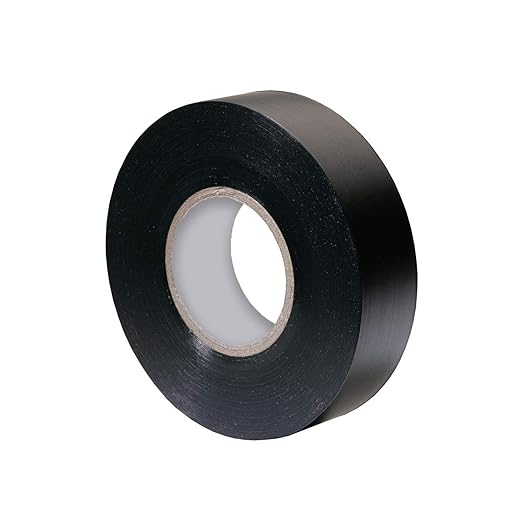 Xtricity Vinyl Black Electrical Tape 34 inch x 66 Ft for Electrical Insulation, Wire Bundling and DIY Repairs Ai Durable, Stretchy, General Purpose Ai Up to 600V (1 Pack)