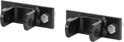 CURT 19748 Adjustable Bolt-On Tow Bar Bumper Brackets, 2-Pack