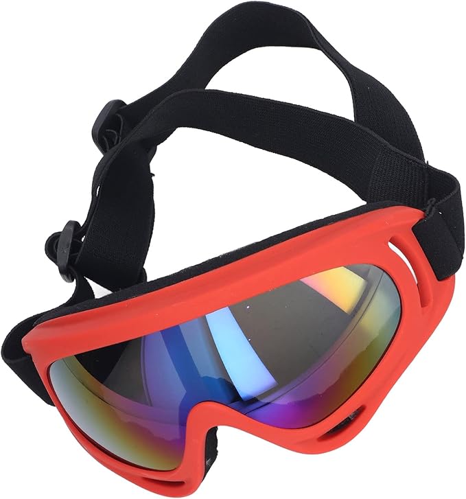 VBESTLIFE Dog Sunglasses, UV Windproof Eye Protective Colorful Lens Large Dog Goggles Glasses