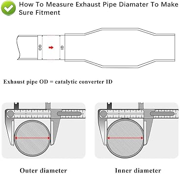 MAYASAF 2.5" InletOutlet Universal Catalytic Converter, with O2 PortEPA Compliant