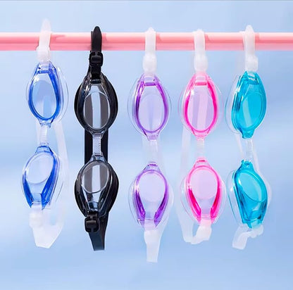 Diving Glasses Waterproof Soft Silicone Anti Fog Children Swimming Goggles With Nose Clip and Earplugs.