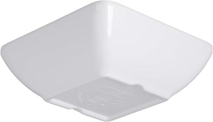 Carlisle FoodService Products Ramekins Sauce Bowl, Square Bowl for Catering, Kitchen, Restaurant, Plastic, 2 Ounces, White