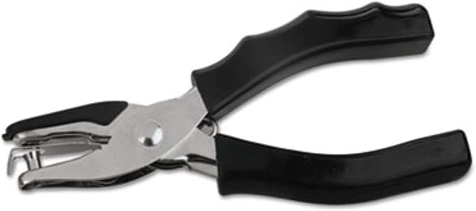 Universal One-Hole Punch ,PUNCH,1-HOLE,RUBBR GRP