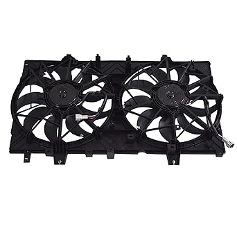 Dual Radiator Condenser Cooling Fan Replacement for Nissan Rogue 2014-2018 Replacement for X-Trail 2015-2017
