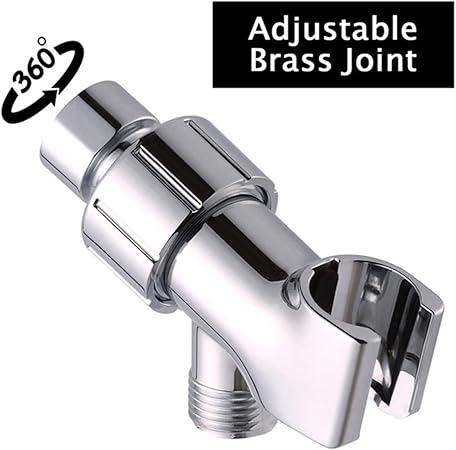 Adjustable 3 Modes Shower Nozzle High Pressure Pressurized Spray SPA Bathroom Shower Nozzle Sprayer Bracket Hose Bracket Set Shower Head