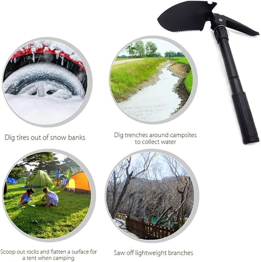SMT- Multi-functional Military Folding Shovel Survival Spade Emergency Garden Camping