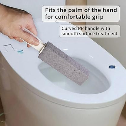 Pumice Stone for Toilet Cleaning, Pumice Cleaning Stone with Handle, Toilet Cleaner, Pumice Stone, Toilet Wand, Toilet Bowl Cleaner Brush, Toilet Brush