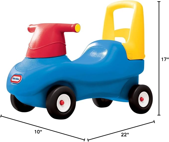 Little Tikes Push and Ride Racer  (Exclusive), 22"L x 10"W x 17"H with screws