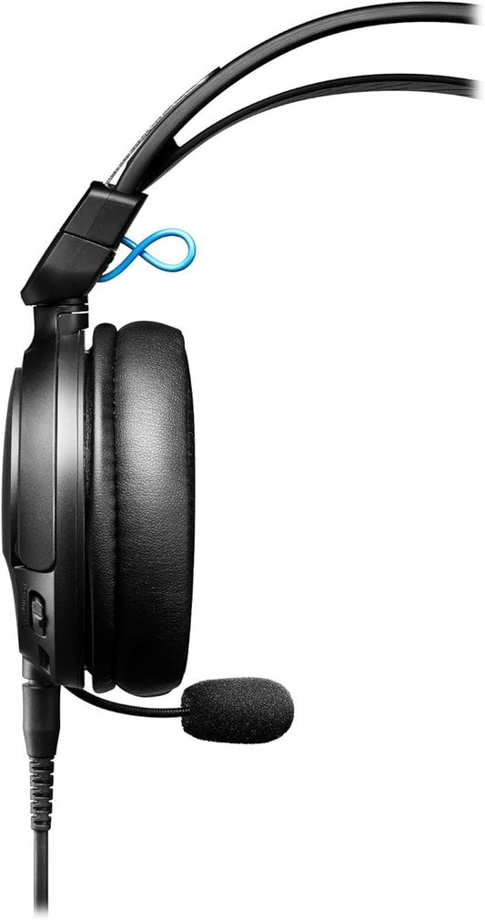 Audio-Technica ATH-GL3BK Closed-Back Gaming Headset, Black