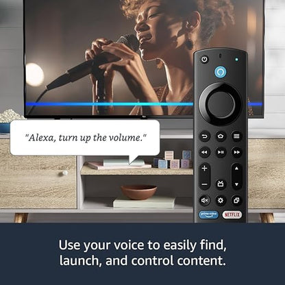 Alexa Voice Remote Enhanced, requires compatible  Fire TV Device
