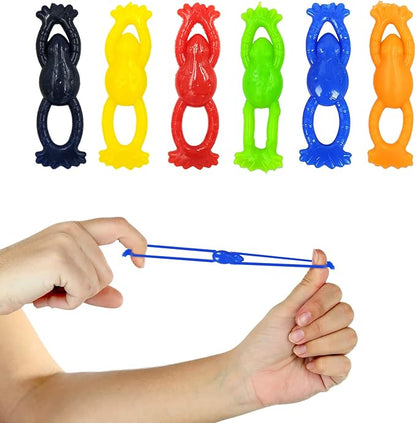 DoDoMagxanadu 14 Pack Assorted Stretchy Sticky Toy KidsParty Favor Packs, Stretchy Sticky Hand Basket Fillers Novelty Fidget Toy Stocking Stuffers for Boys and Girls