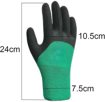Gardening Gloves for Women Men,1 Pair Gardening Gloves Knitted Latex Breathable Waterproof for Lawn and Garden Clearance Items