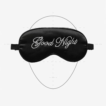 Sleep Cover Silk Soft Plush Eye Cover, Adjustable Strap Sleeping Eye Blinder Night Eyeshade Cover for Sweet Sleep Travel Nap Dry Puffy Eye Relax 1PCS Black