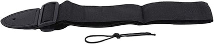 Sevenfly Adjustable Guitar Strap Suitable for Electric, Acoustic Guitar, Bass (Black)
